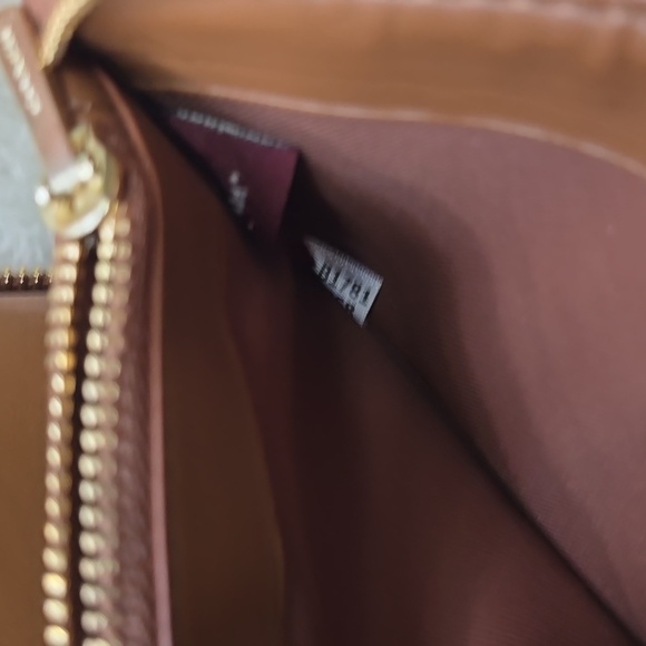 🍍🍍 LOW START Coach Signature PVC Brown Wallet Wristlet NWT - Picture 16 of 16